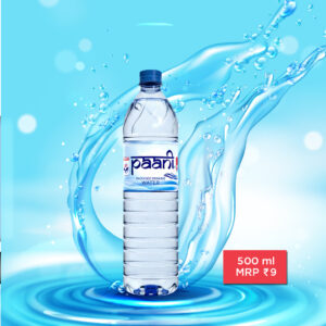 HP Paani 500ML Packaged Drinking Water, 1 Box (24 Units x 500ML each)